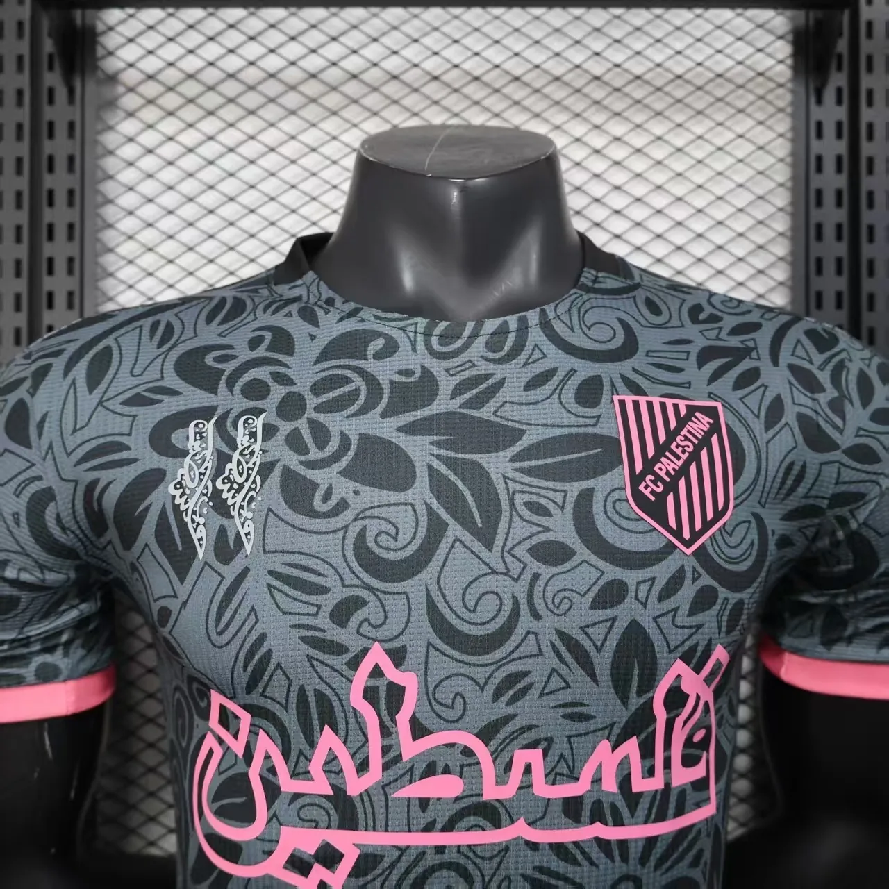 2025 Palestine Black Special Edition Kit Player Version Shirt AAAAJersey Dropship Yupoo 3