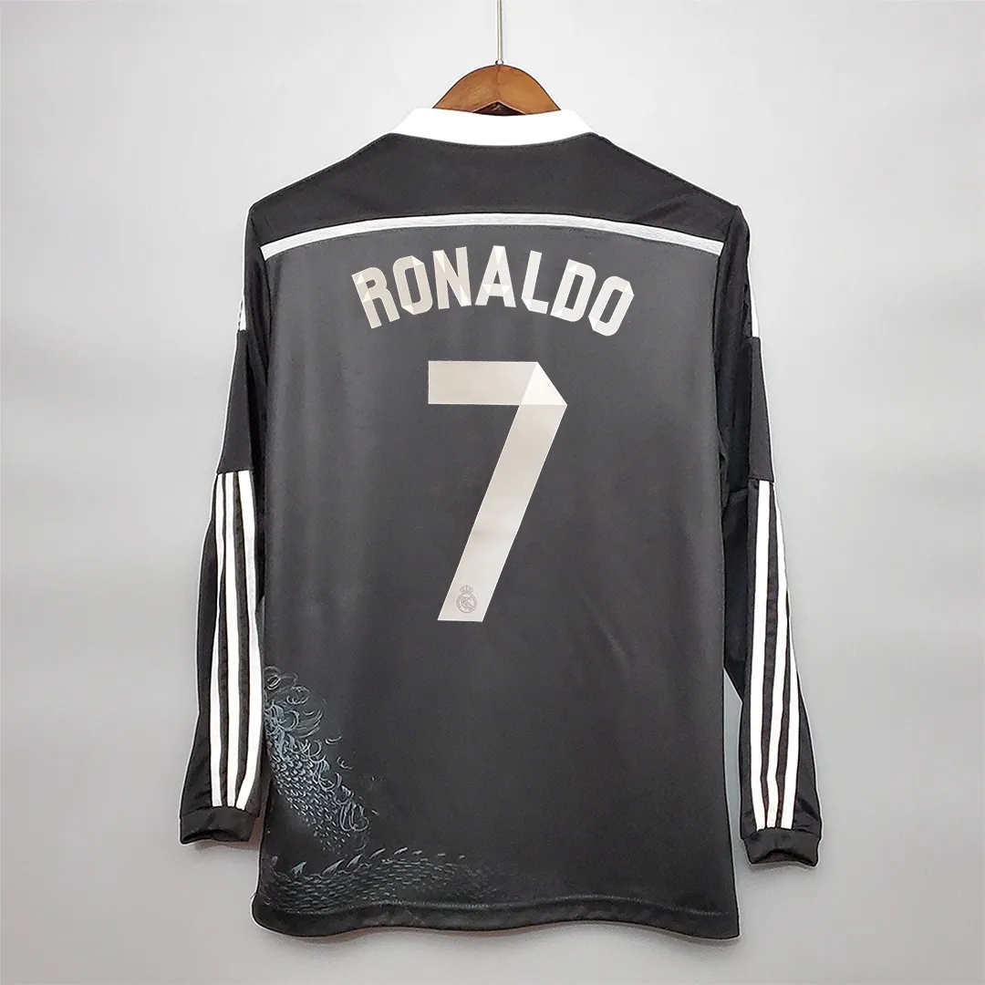 14-15 Real Madrid third away long sleeve 6