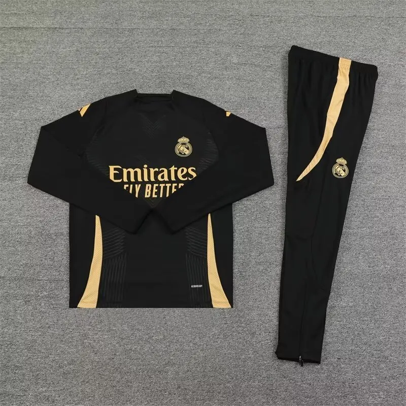 24-25 Real Madrid Long Sleeve Training Suit Football Shirts 1