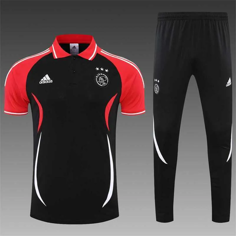 Polo Ajax black red-sleeves 6