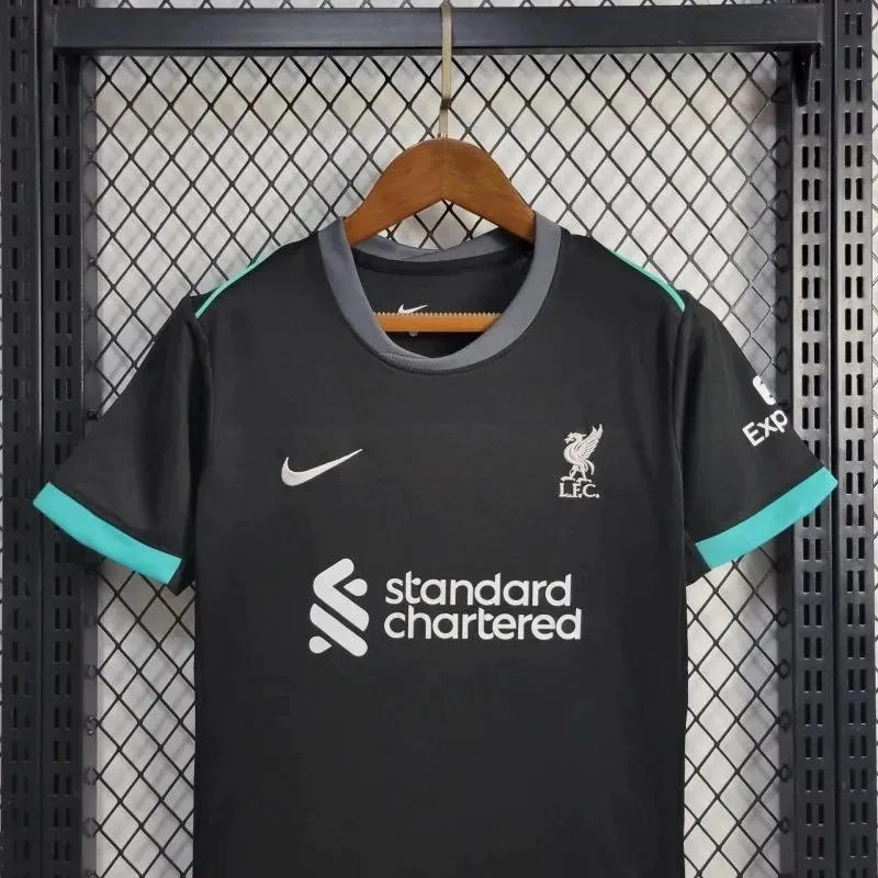 24-25 Liverpool Away Kid Kits Youth Apparels Football AAAAJersey Yupoo 2