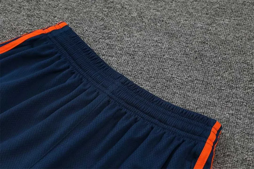 22-23 Manchester United Training Suit Short Sleeve Kit Blue 3