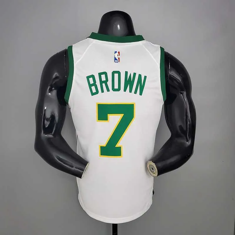 BROWN#7 Celtics White Platinum Limited 4