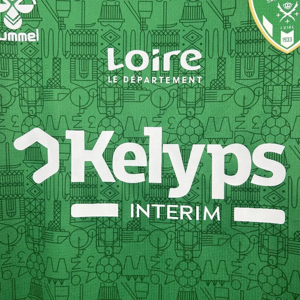 25-26 Saint Etienne Home Kit Football T-Shirt Sport AAAAJersey Supplier Yupoo 3