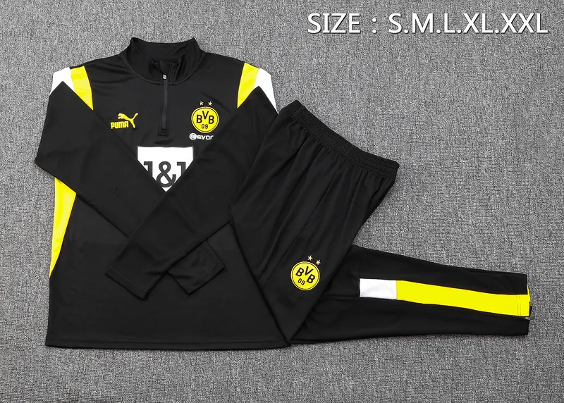 23-24 Dortmund Long Sleeve Training Suit Yupoo 2