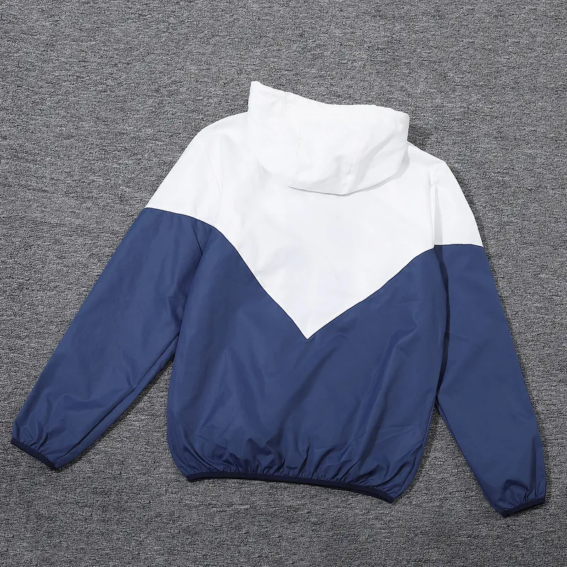 23-24 Real Madrid Hoodies Windbreaker White&Navy Jackets Soccer Jerseys Yupoo 1