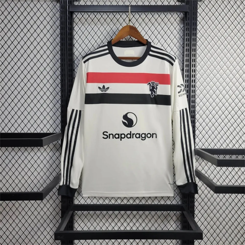 24-25 Manchester United Away Long Sleeve Shirt AAAAJersey Supplier Yupoo 5