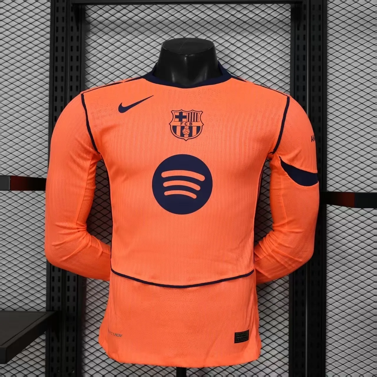 25-26 Barcelona Third Away Kit Player Version Long Sleeve Shirt AAAAJersey Supply Yupoo 7