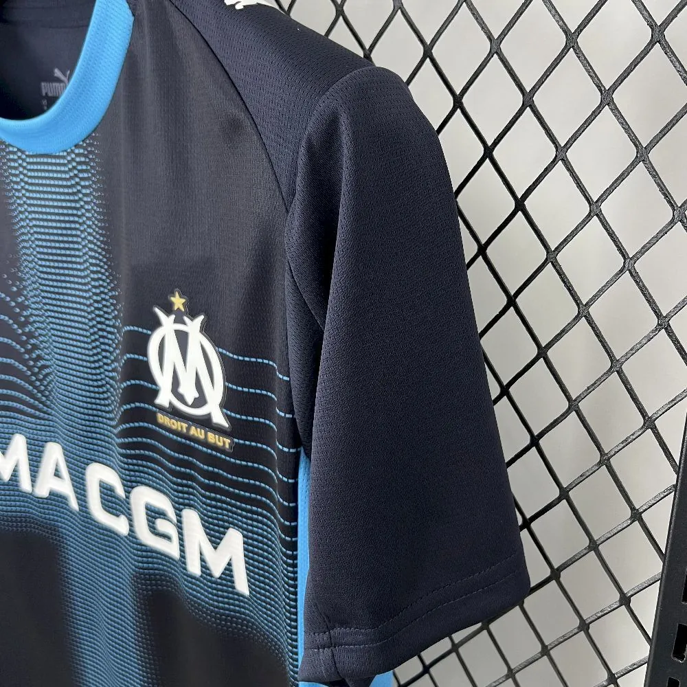 25-26 Marseille Away Kit Football T-Shirt AAAAJersey Supply Yupoo 5