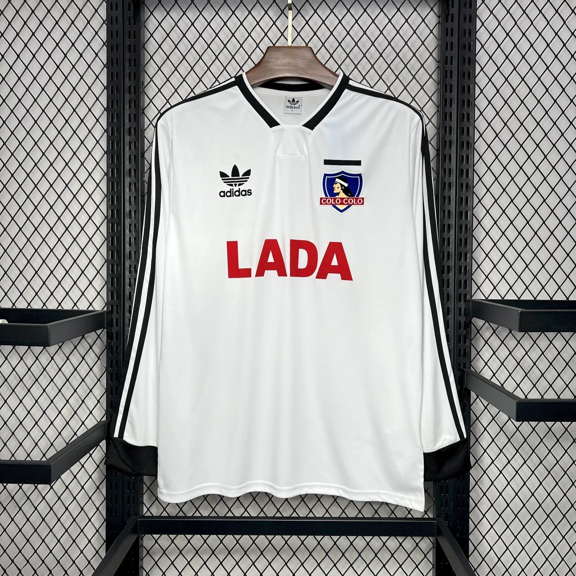 1991 Colo Colo Home Retro Kit Vintage Long Sleeve Shirt Football AAAAJersey Wholesale Yupoo 5