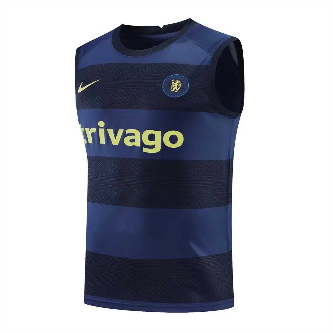 22-23 Chelsea vest training suit kit royal blue 1