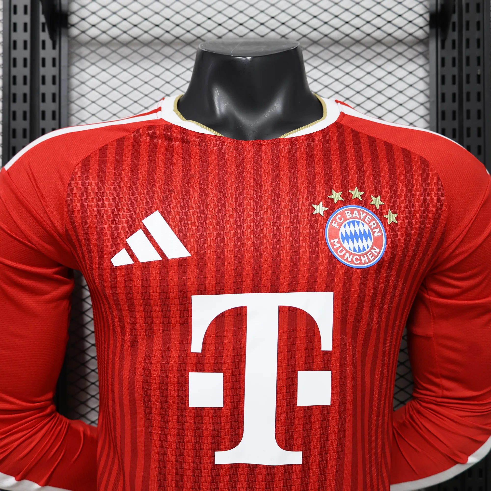 26-27 Bayern Munich Home Mens Kit Player Version Soccer Long Sleeve T-Shirt AAAAJersey Supply Yupoo 4