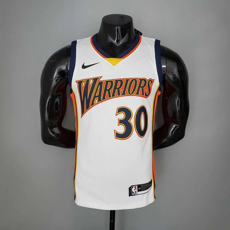 Curry #30 Warriors Rookie White 9