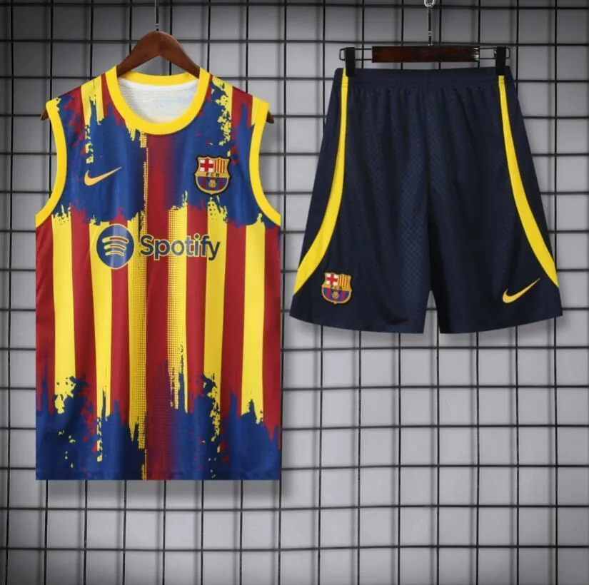 23-24 Barcelona Training Vest Kit S-XXL Soccer Jerseys 3