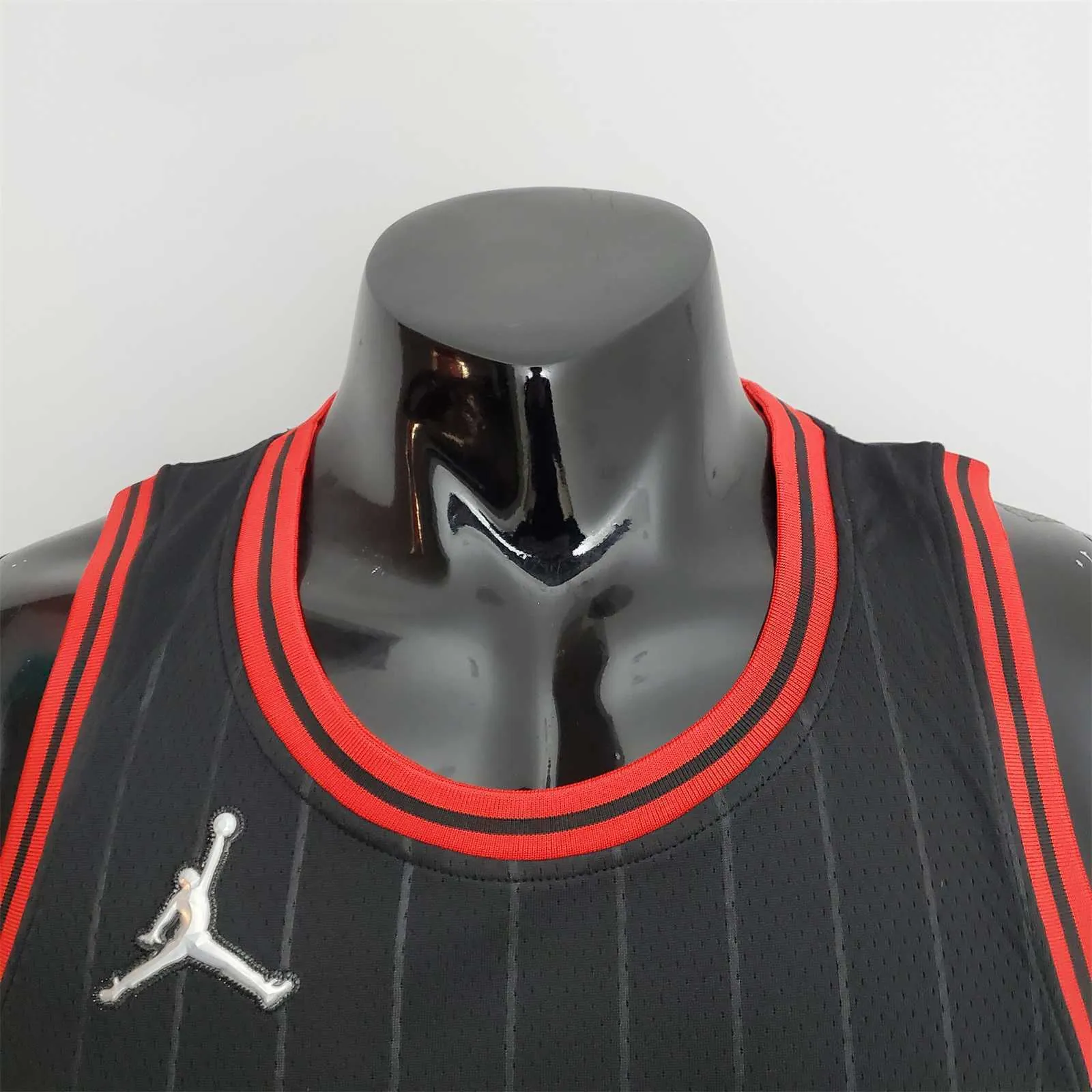 75th Anniversary Rodman#91 Bulls Flyers Black NBA Jersey 2
