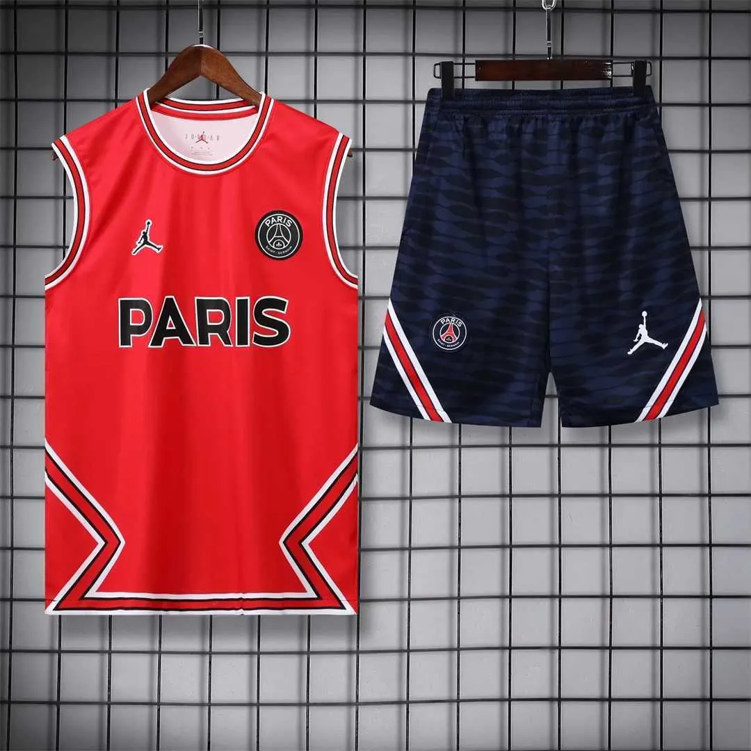 22-23 PSG vest training suit kit red 22
