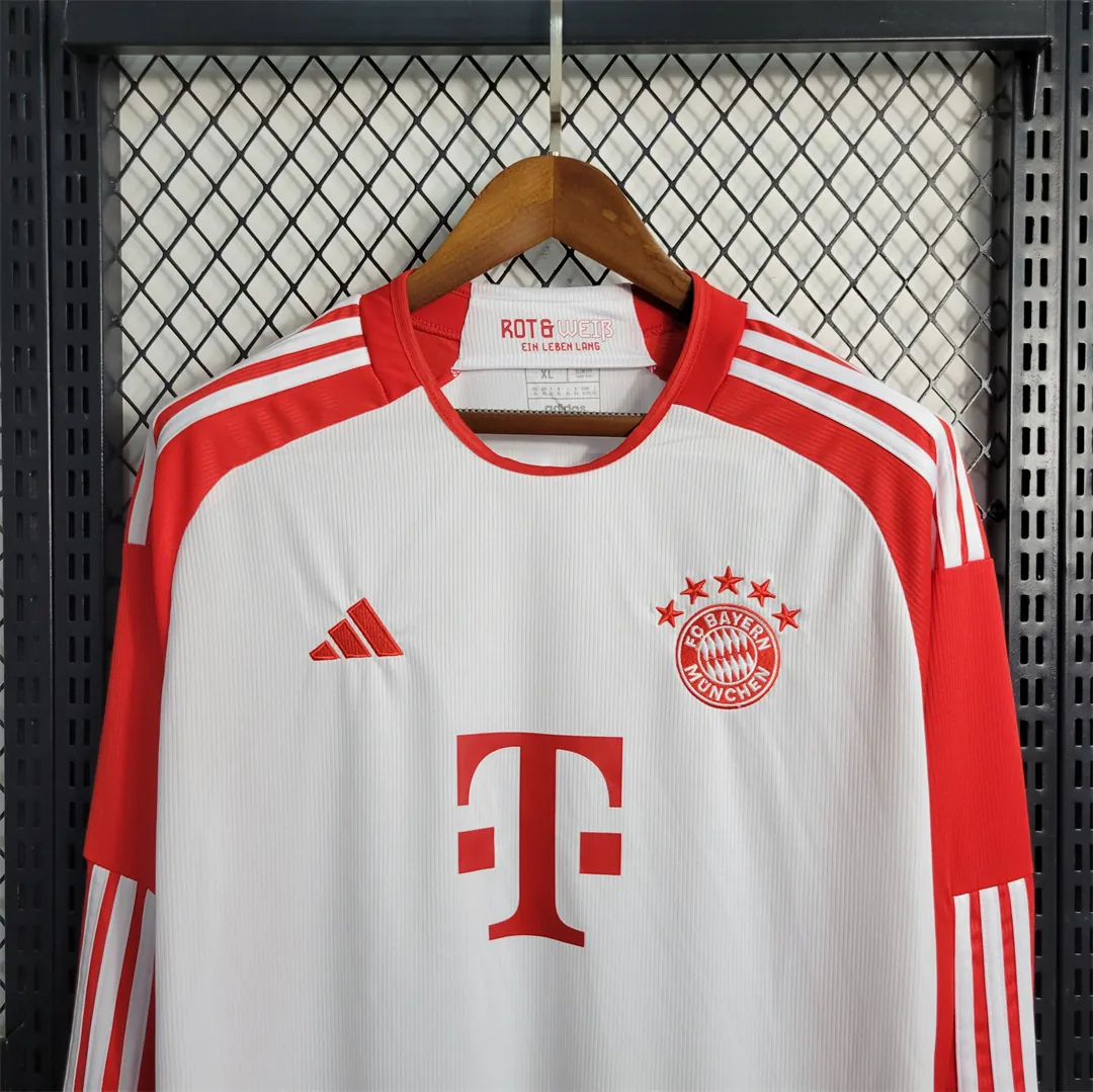 23-24 Bayern home Long Sleeve 6