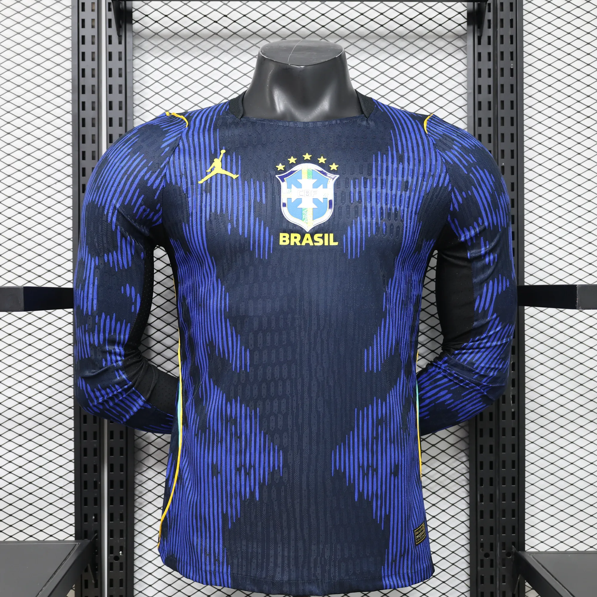 2026 World Cup FIFA Brazil Mens Away Kit Player Version Football Long Shirt AAAAJersey Supply Yupoo9 7