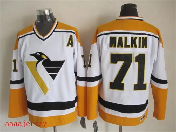 Pittsburgh Penguins retro ice hockey jersey M-3XL 匹兹堡企鹅队复古冰球服 7