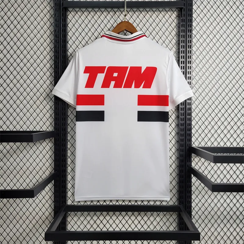 93-94 Retro Sao Paulo home size S-XXL Soccer Jerseys 6