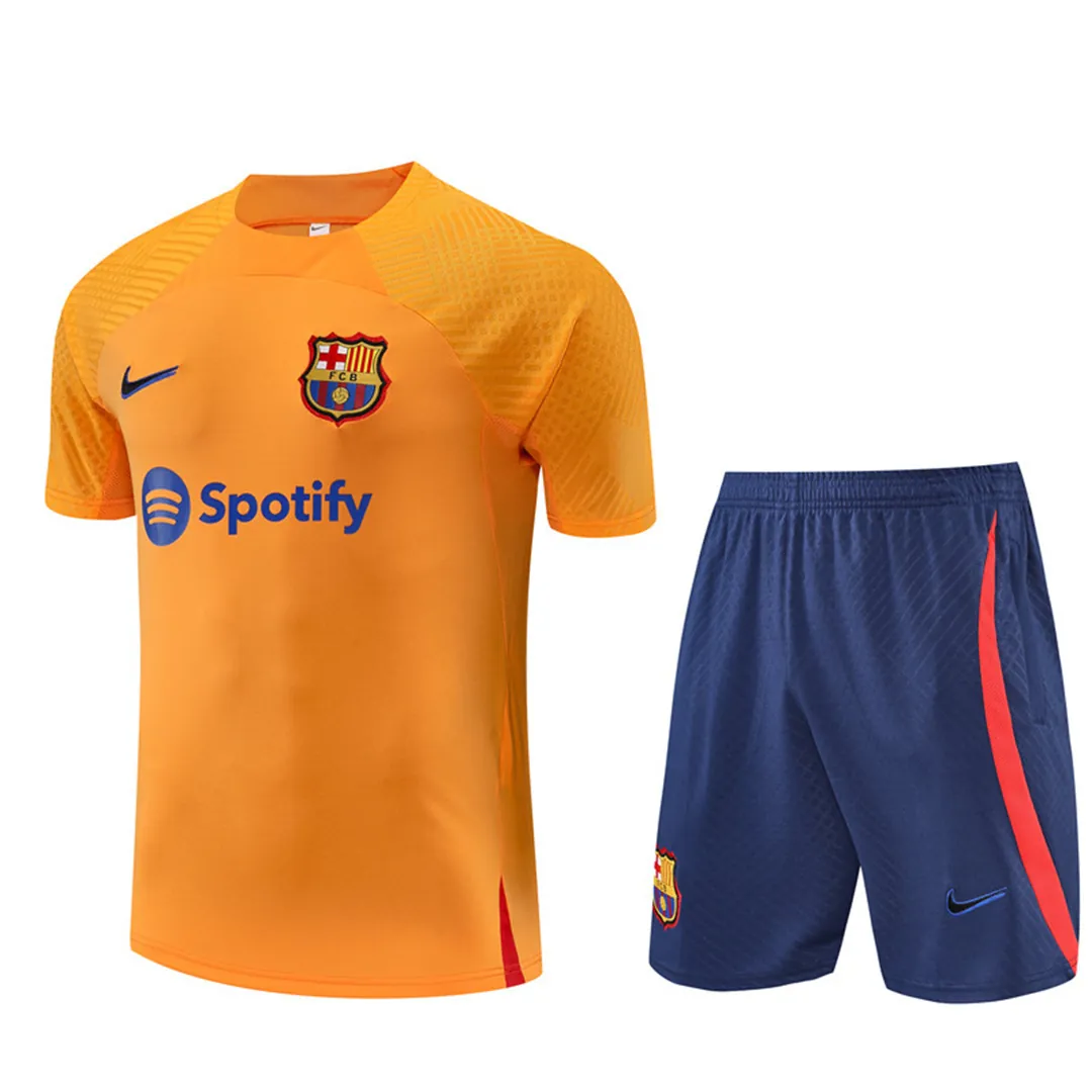 22-23 Barcelona training suit yellow 19