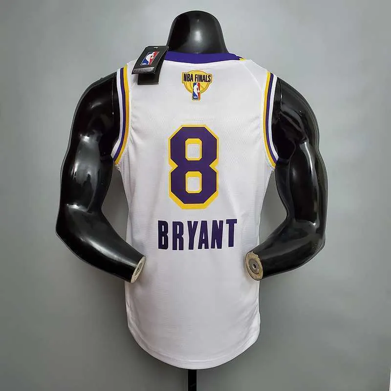 New Bryant #8 Lakers Round neck white 6