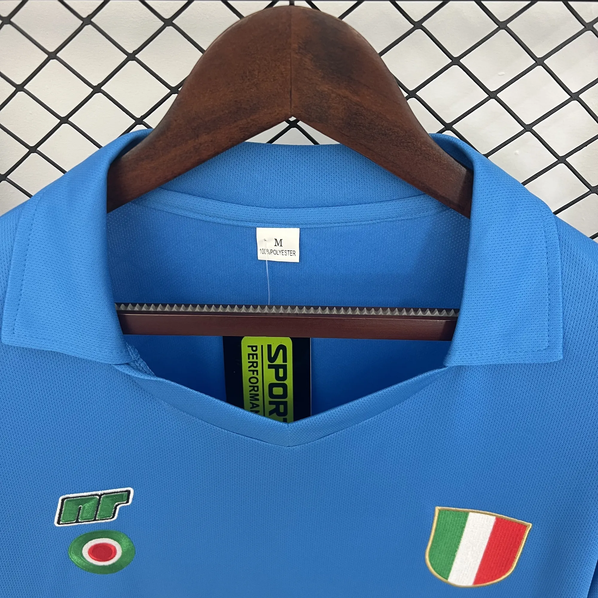 87-88 Napoli Home Retro Kit Vintage Long Sleeve Shirt AAAAJersey Dropship Yupoo 7
