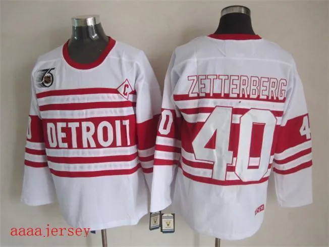Detroit Red Wings retro ice hockey jersey M-3XL 底特律红翼队复古冰球服 2