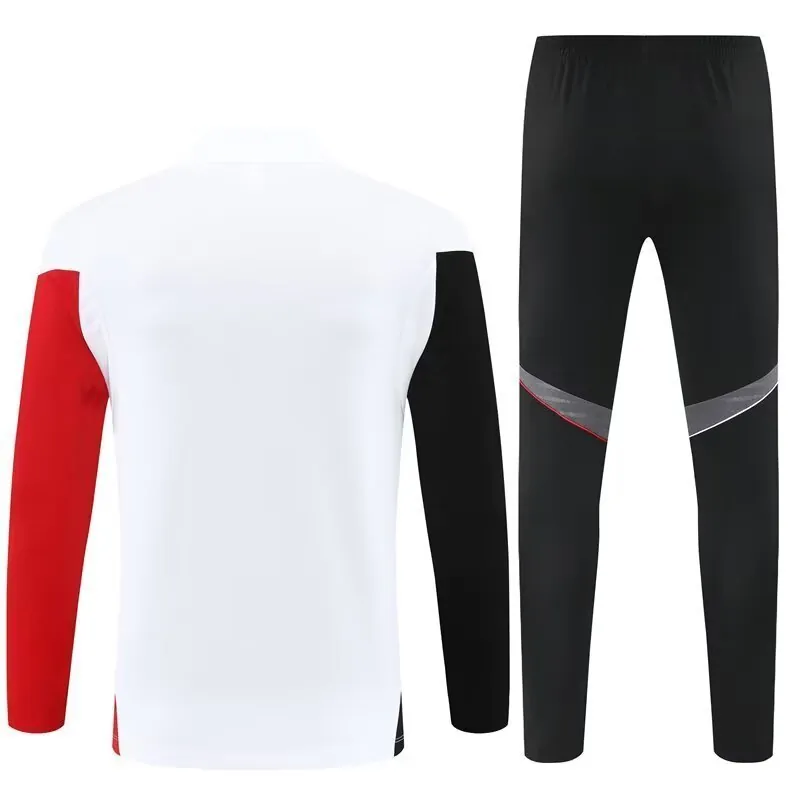 25-26 Ajax Training Soccer Suit Jackets Long Sleeve Kit White AAAAJersey Yupoo 2