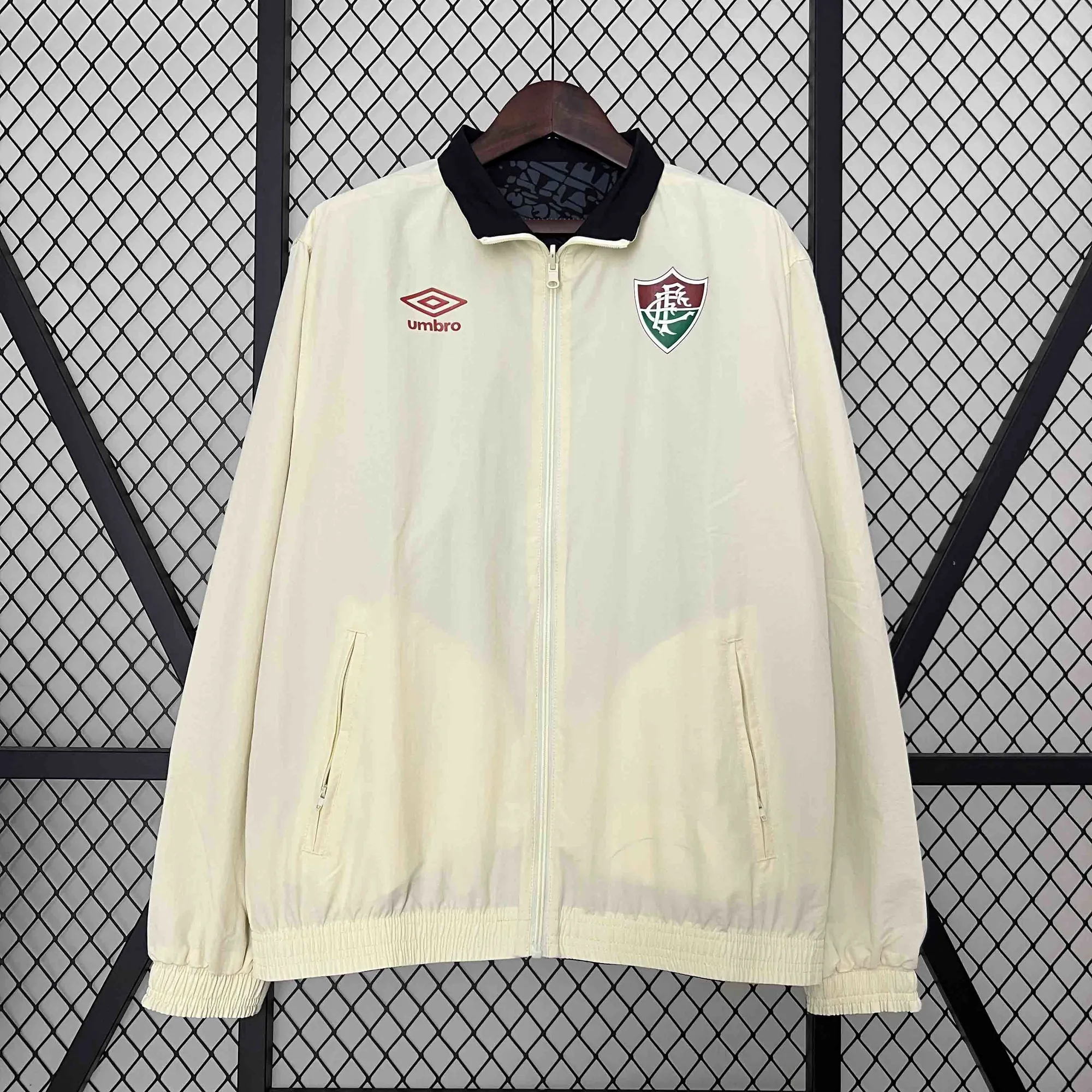 2024 Fluminese Trench Coat Reversible Windbreaker Double-Sides Jacket Soccer AAAAJersey Yupoo 1