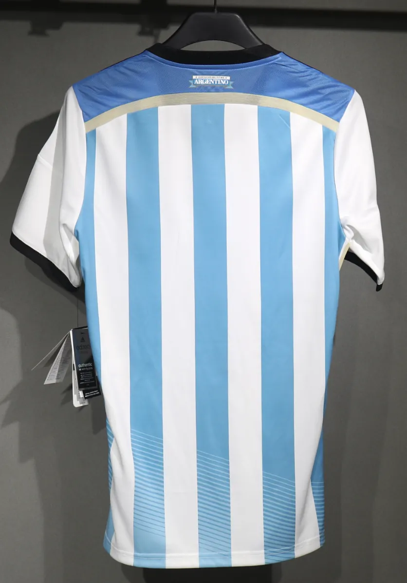 2014 Argentina World Cup Home Retro Kit Vintage Player Version Sino Shirt AAAAJersey Dropship Y 3
