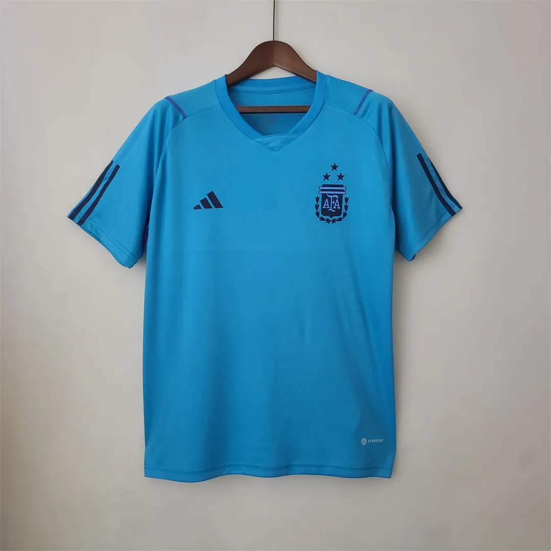 2022 Argentina Training Jersey Blue 8