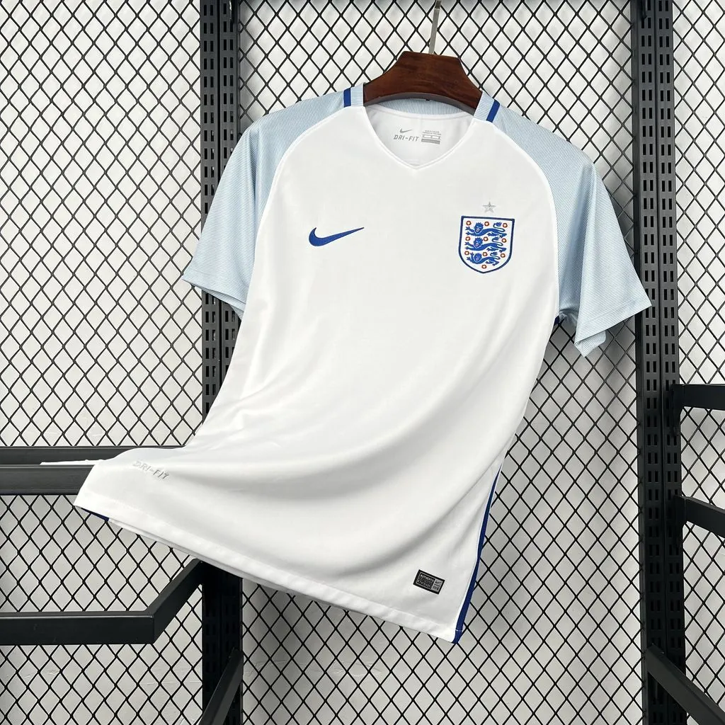 2016 England Mens Home Retro Kit Vintage Soccer T-Shirt AAAAJersey Supply Yupoo 7 7