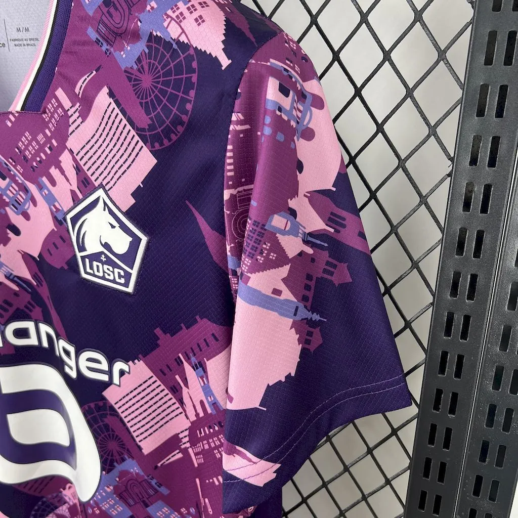 25-26 Lille Away Shirt Football T-Shirt AAAAJersey Supply Yupoo 3