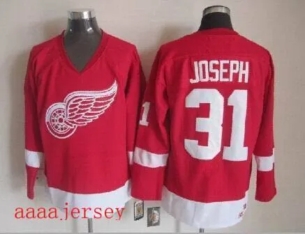 Detroit Red Wings retro ice hockey jersey M-3XL 底特律红翼队复古冰球服 5