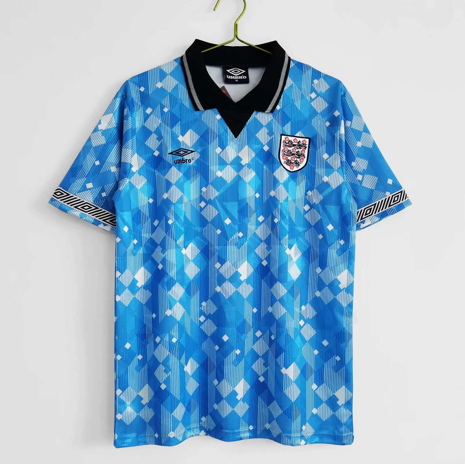 1990 England third away blue 10