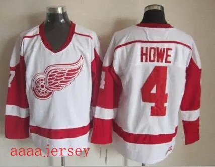 Red Wings retro ice hockey jersey M-3XL 底特律红翼队复古冰球服 9