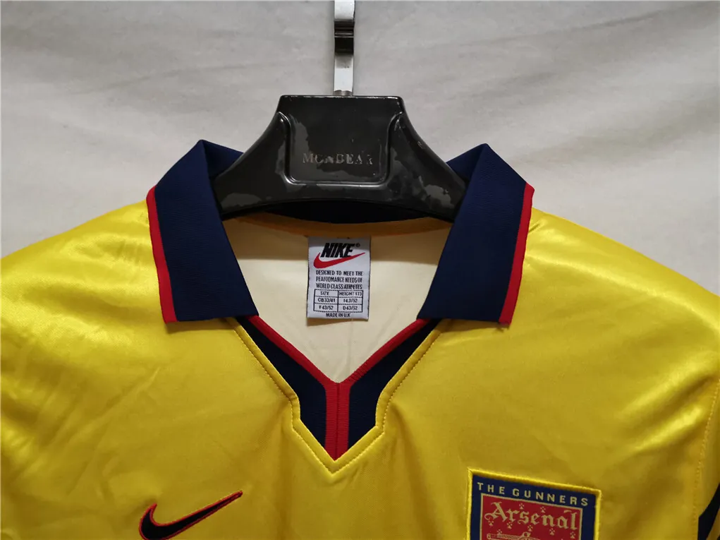 97-98 Arsenal away yellow 2