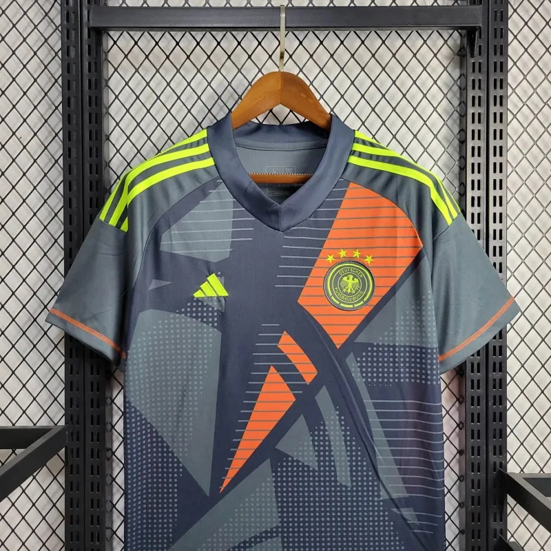 2024 Germany Goalkeeper Black Kit Football AAAAJersey Supplier 5