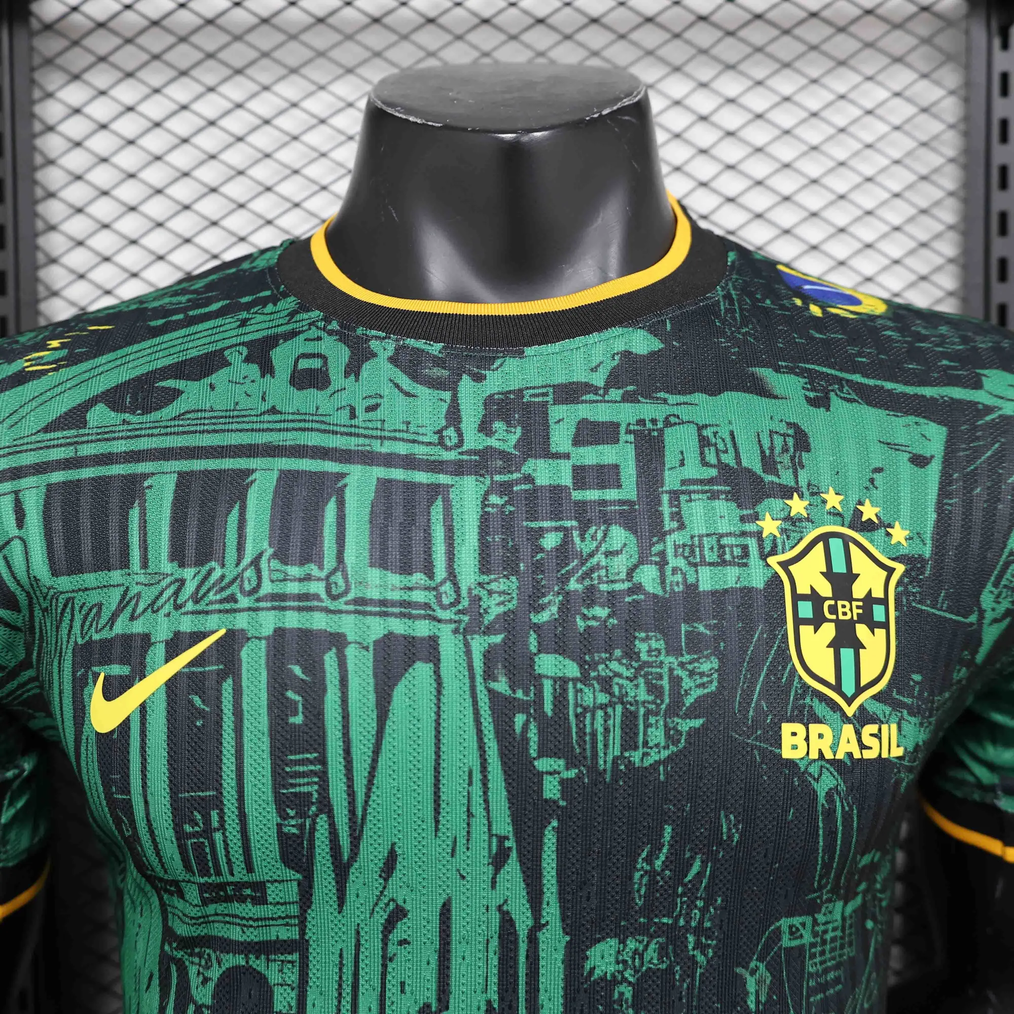 2024 Brazil Green Church Special Edition Player Version Shirt AAAAJersey Supplier Yupoo 2