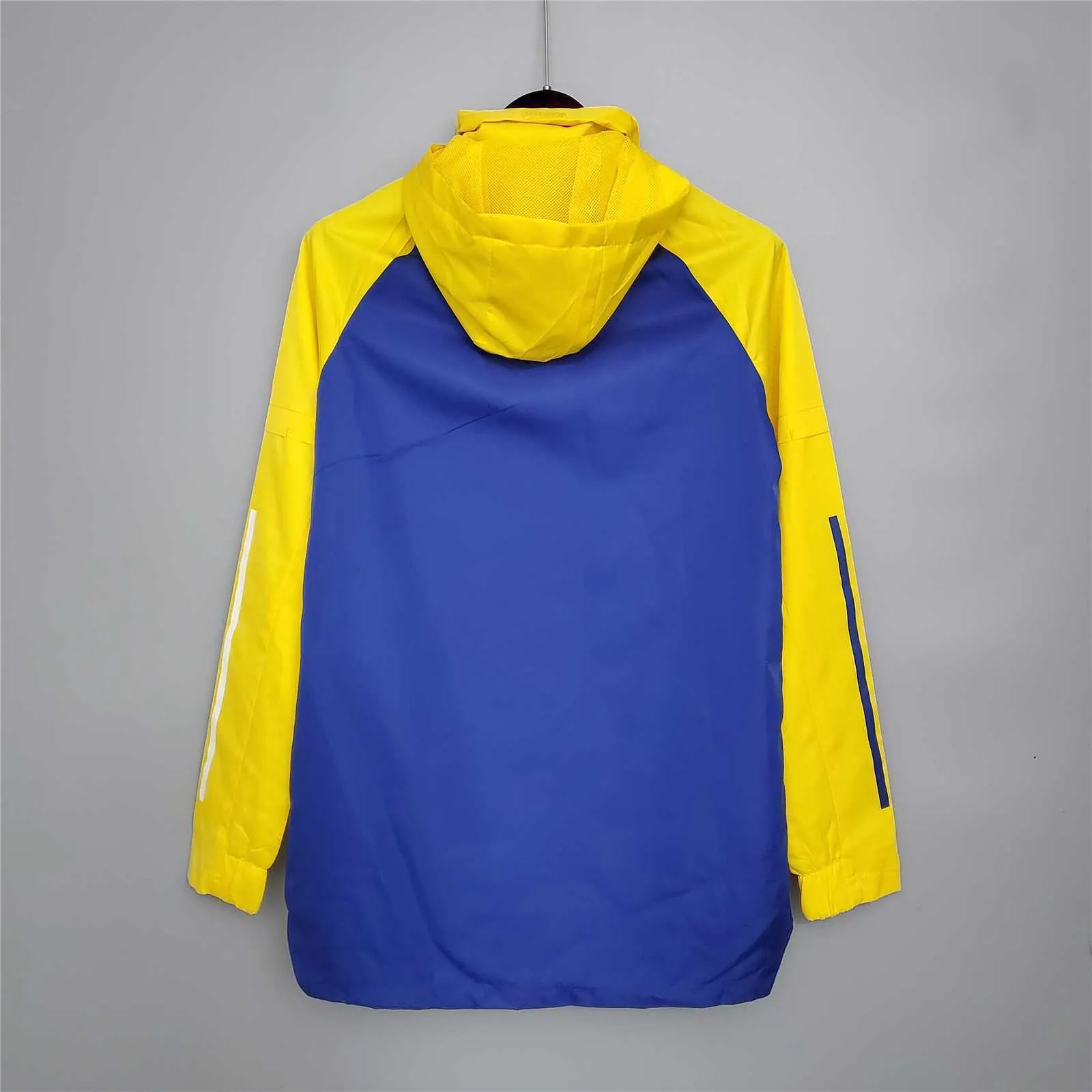 20-21 Boca Juniors Blue and Yellow Windbreaker 6