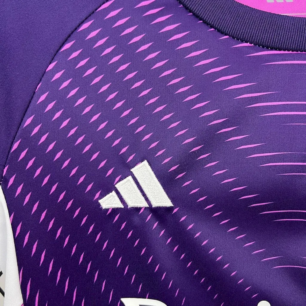 25-26 Real Madrid Purple Goalkeeper Kid Kits Youth Apparels AAAAJersey Wholesale Yupoo 5