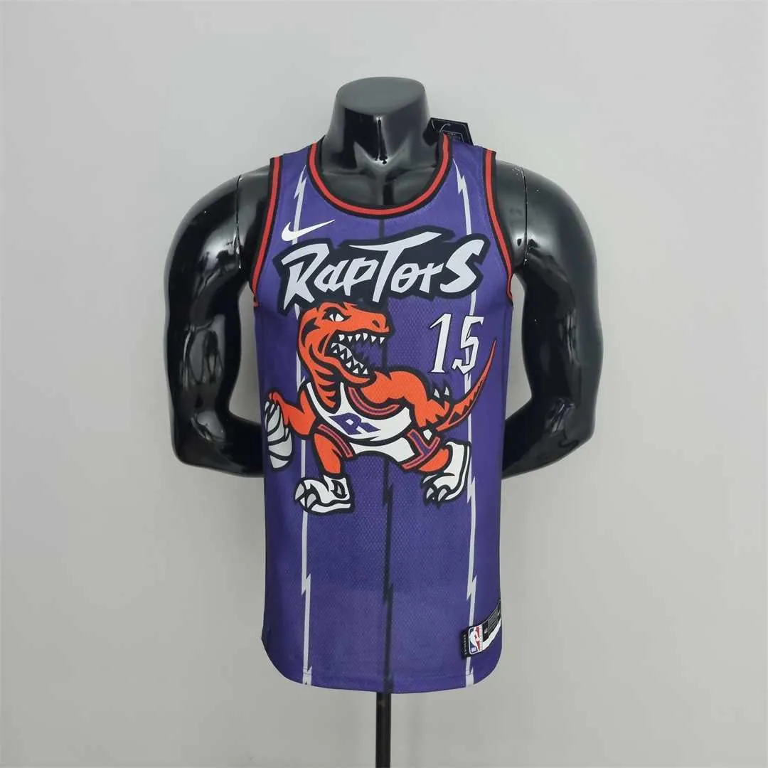 Toronto Raptors CARTER#15 Purple NBA Jersey 9