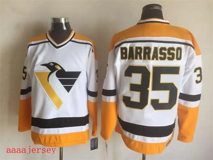 Pittsburgh Penguins retro ice hockey jersey M-3XL 匹兹堡企鹅队复古冰球服 3