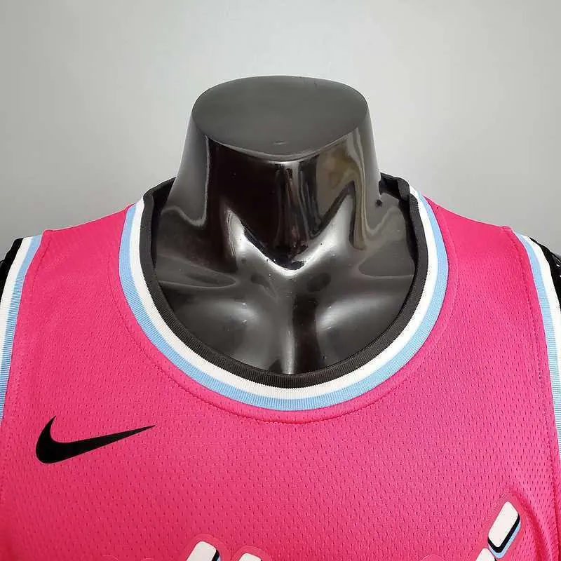 WADE #3 Miami Heat V-neck pink 1