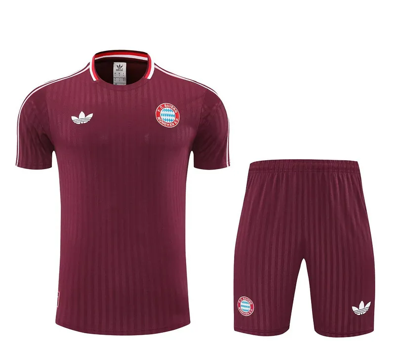 25-26 Bayern Munich OG Red Training Kits Football Tracksuits 3