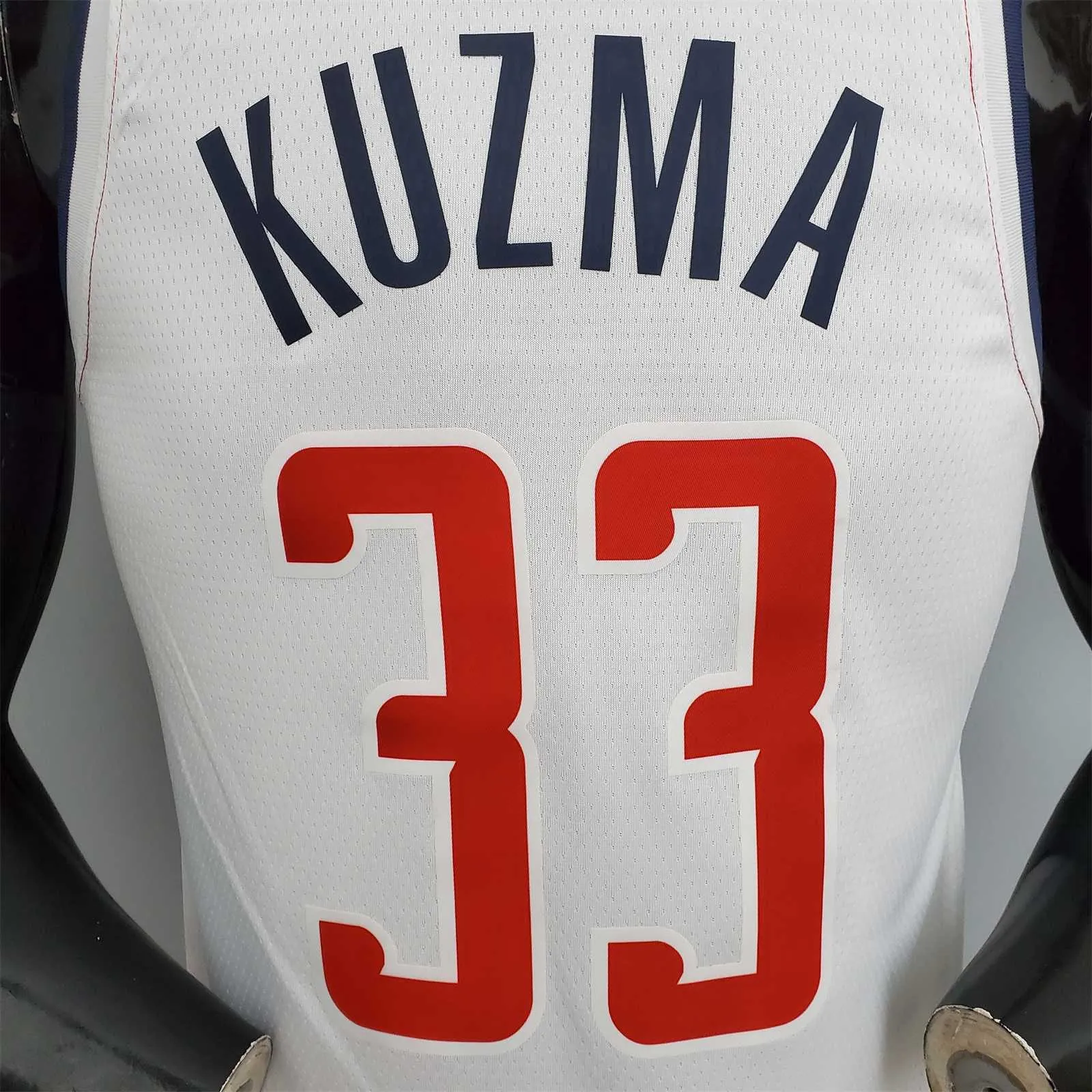 75th Anniversary Kuzma #33 Wizards Black Red White 5