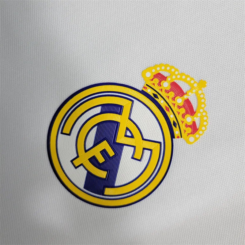 16-17 Retro Real Madrid home Long Sleeve Size S-XXL Soccer Jersey 1