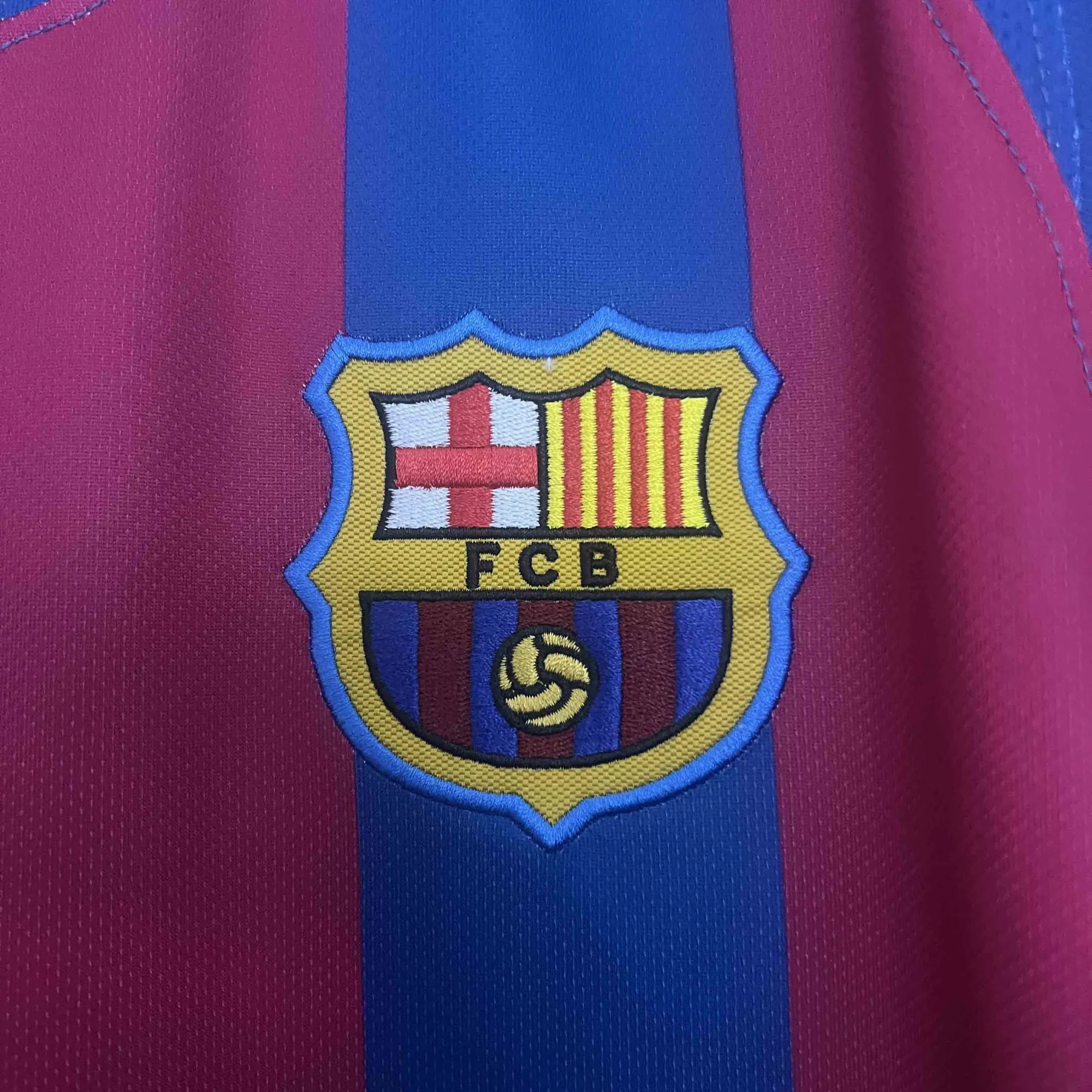 05-06 Barcelona Home Retro Kit Vintage Shirt Soccer AAAAJersey Yupoo 6