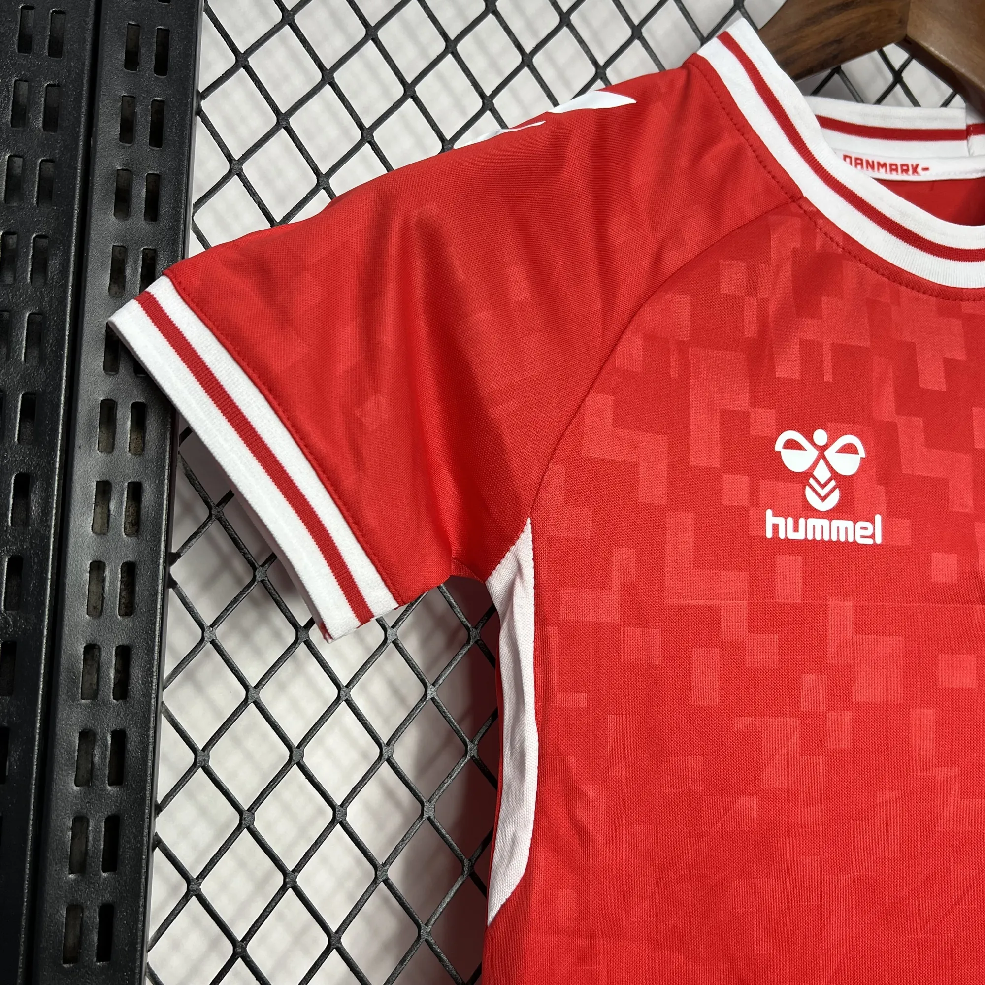 2024 Denmark Home Kid Kits UEFA Euro Youth Apparels AAAAJersey Supplier Yupoo 1
